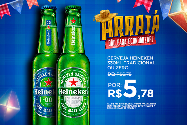 Heineken 330ml até 15/06
